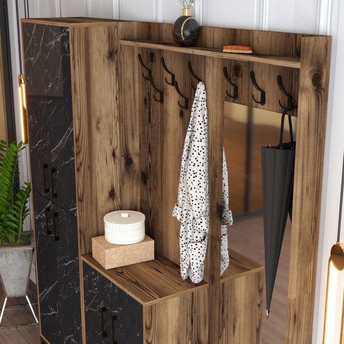 Hanah Home Berlin ABC - Nogal, Negro